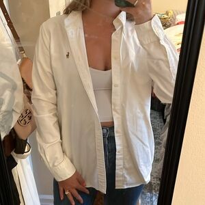 Ralph Lauren white button down, size large